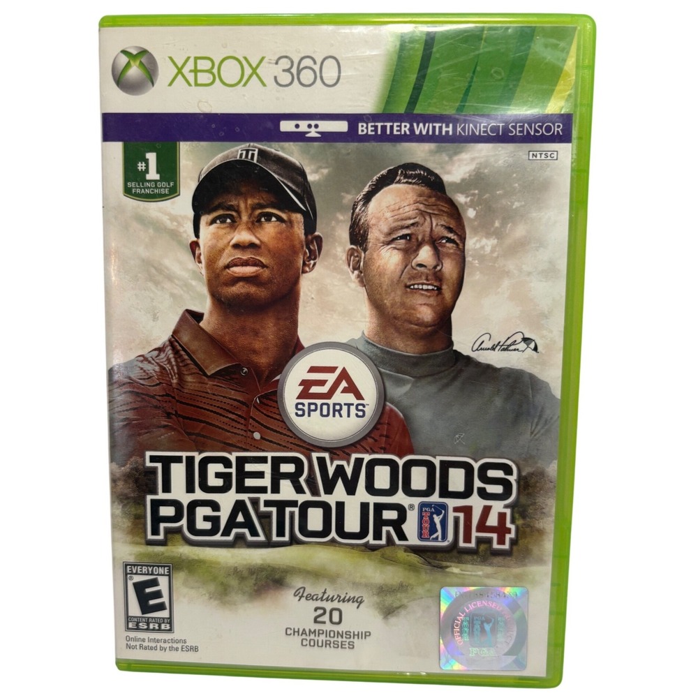 Xbox Tiger Woods PGA Tour 14 Xbox 360 EA Sports Golf Game Kinect Compatible